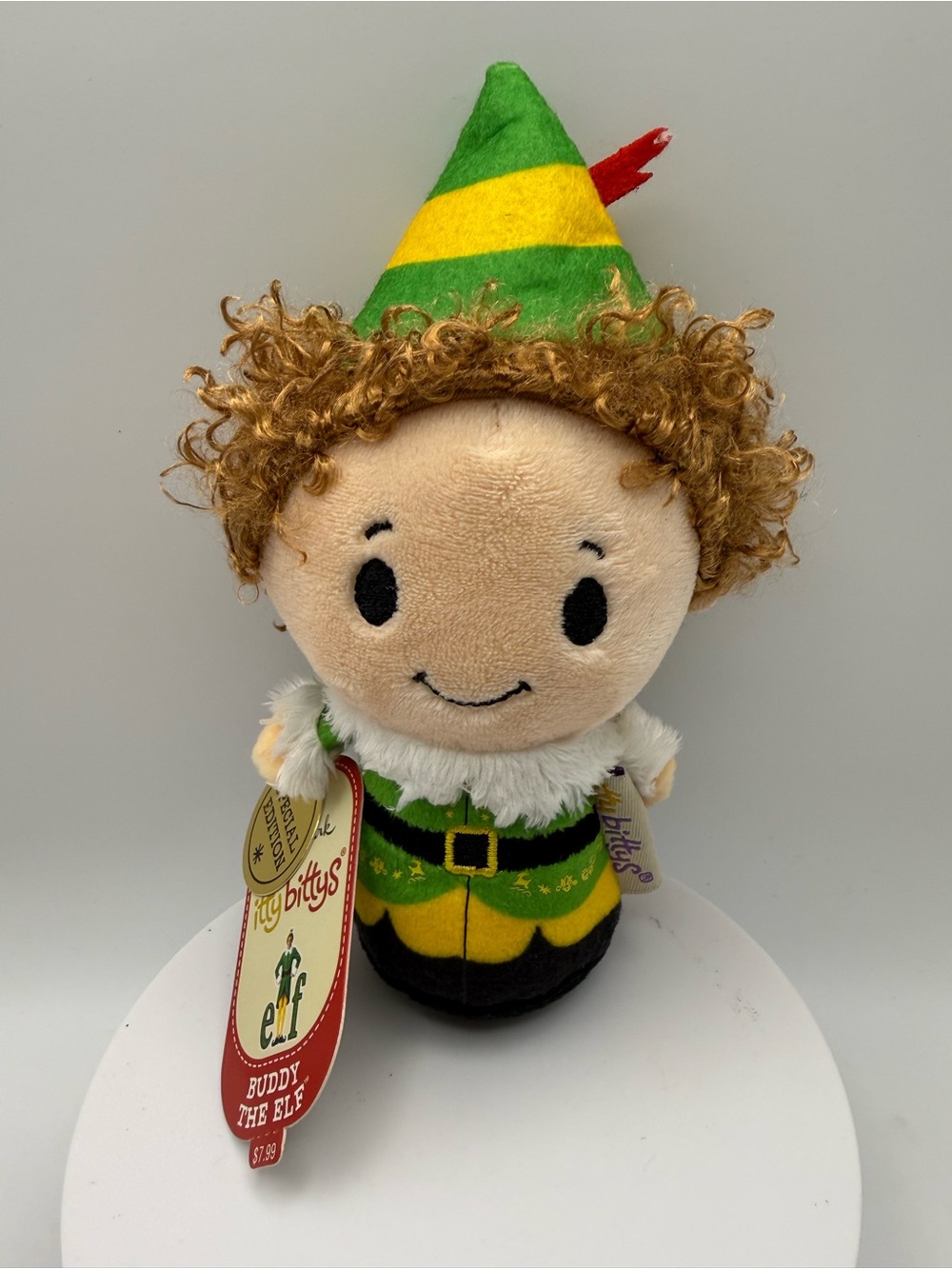 Ty Beanie Bittys Buddy the Elf Plush Toy - Green/Yellow